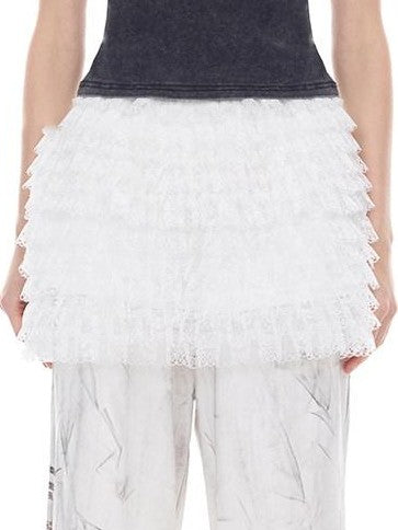 PINKSPINK Irregular Ripped Embroidered Punk Coated Women's Cotton Sweatpants