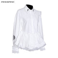 PINKSPINK_Lace_Ruffle_Polo_Collar_Button_Long_Sleeve_Uv_Protection_Women's_Cotton_Shirts_927557941328_MISSTT