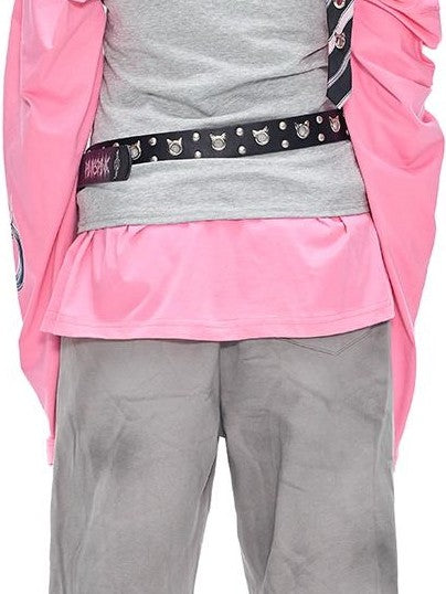PINKSPINK Metal Punk Striped Women's Neckties