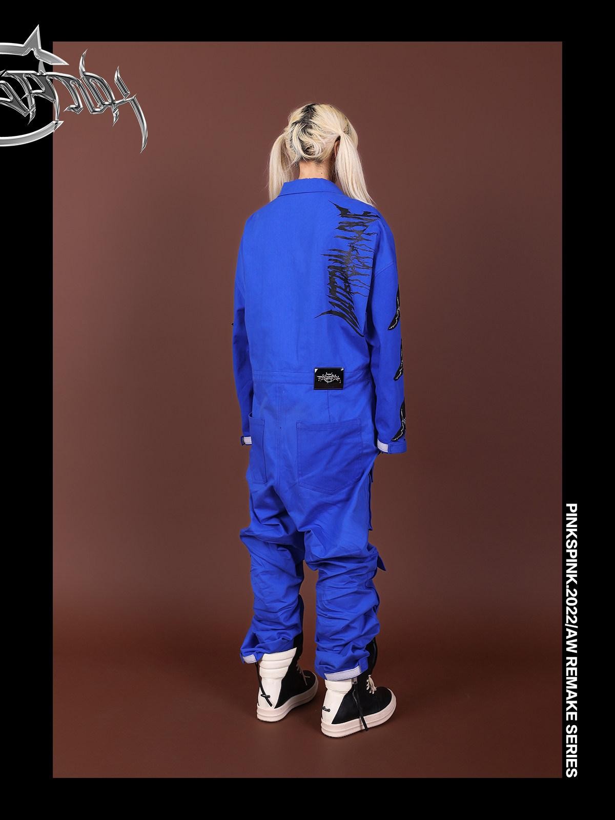 PINKSPINK Multi Pocket Patchwork Applique Embroidered Women's Cotton Cargo Pants