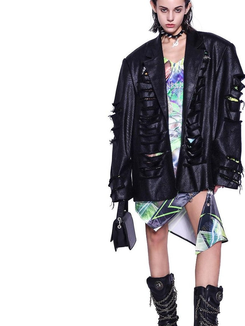 PINKSPINK Neon Green Sphinx Cat 3d Portrait Digital Print Women's Cotton Slip Midi Dresses