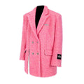 PINKSPINK_Pink_Structured_Zipper_Shoulderpad_Double_Breasted_Women's_Wool_Blend_Blazers_691895805648_MISSTT