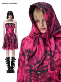 PINKSPINK Printed Thorn Heavy Metal Rock Punk Women's Cotton Square Scarf Headdresses