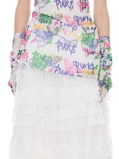 PINKSPINK Punk Ballet Detachable Lace Layered Spliced Pocket Women's Polyester Skorts