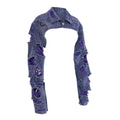 PINKSPINK_Purple_Blue_Irregular_Ripped_Embroidered_Women's_Cotton_Cropped_Jackets_716990018147_MISSTT