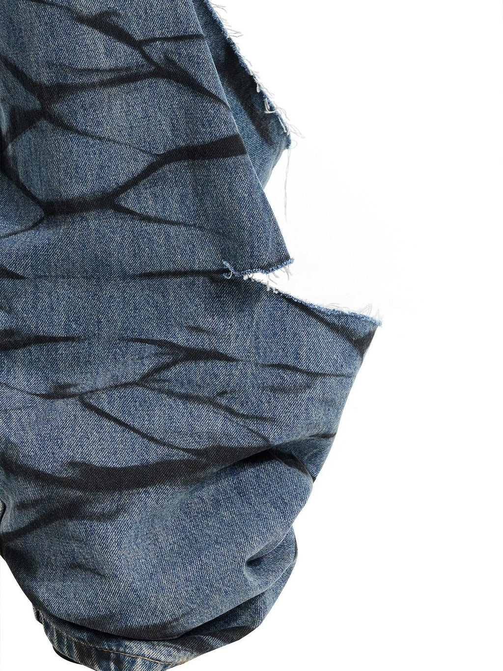 PINKSPINK Remake Layered Graffiti Low Rise Loose Women's Denim Ripped Jeans