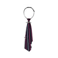 PINKSPINK_Silver_Pink_Striped_Perforated_Hanging_Ring_Handcut_Burnt_Edge_Women's_Neckties_770466656707_MISSTT