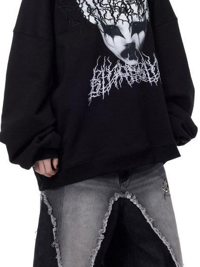 PINKSPINK Space Black Silver Double Zipper Structured Y2k Women's Polyester Hats