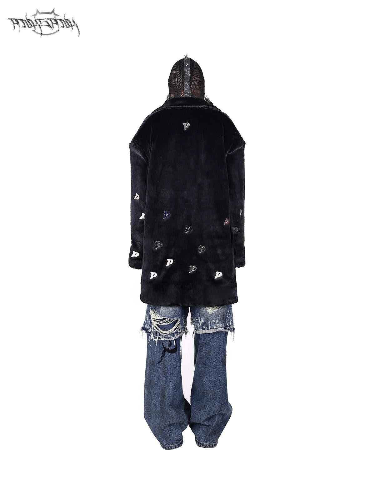 PINKSPINK Studded Patch Hooded Mesh Women's Cotton Long Sleeve T-shirts