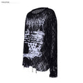 PINKSPINK_Thorn_Cat_Print_Distressed_Lace_Loose_Women's_Cotton_Long_Sleeve_T-shirts_928004952964_MISSTT