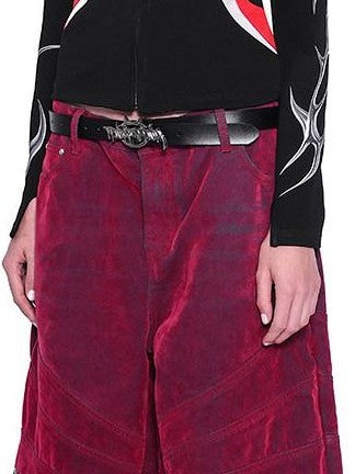 PINKSPINK Y3k Racing Stripe Spliced Zip Polo Collar Women's Cotton Stretch Cardigans