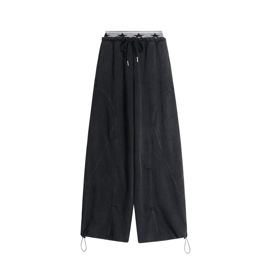 PoopyLii_American_Street_Star_Waist_Cargo_Drawstring_Cuffed_Women's_Wide-leg_Pants_1059372232039_MISSTT
