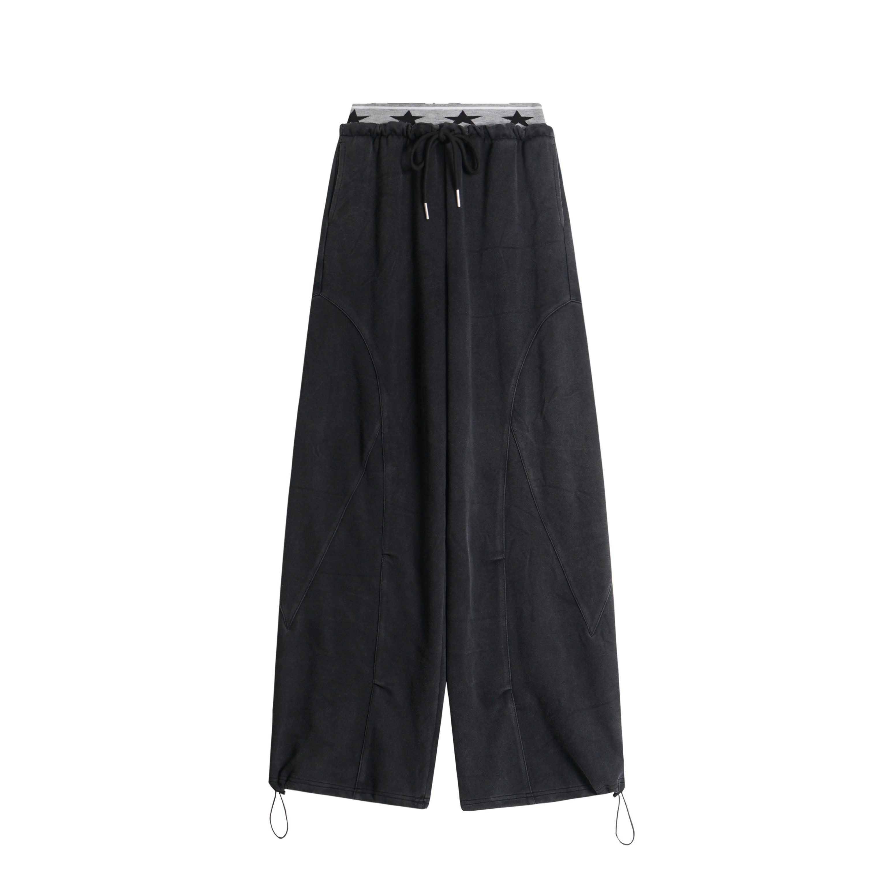 PoopyLii_American_Street_Star_Waist_Cargo_Drawstring_Cuffed_Women's_Wide-leg_Pants_1059372232039_MISSTT