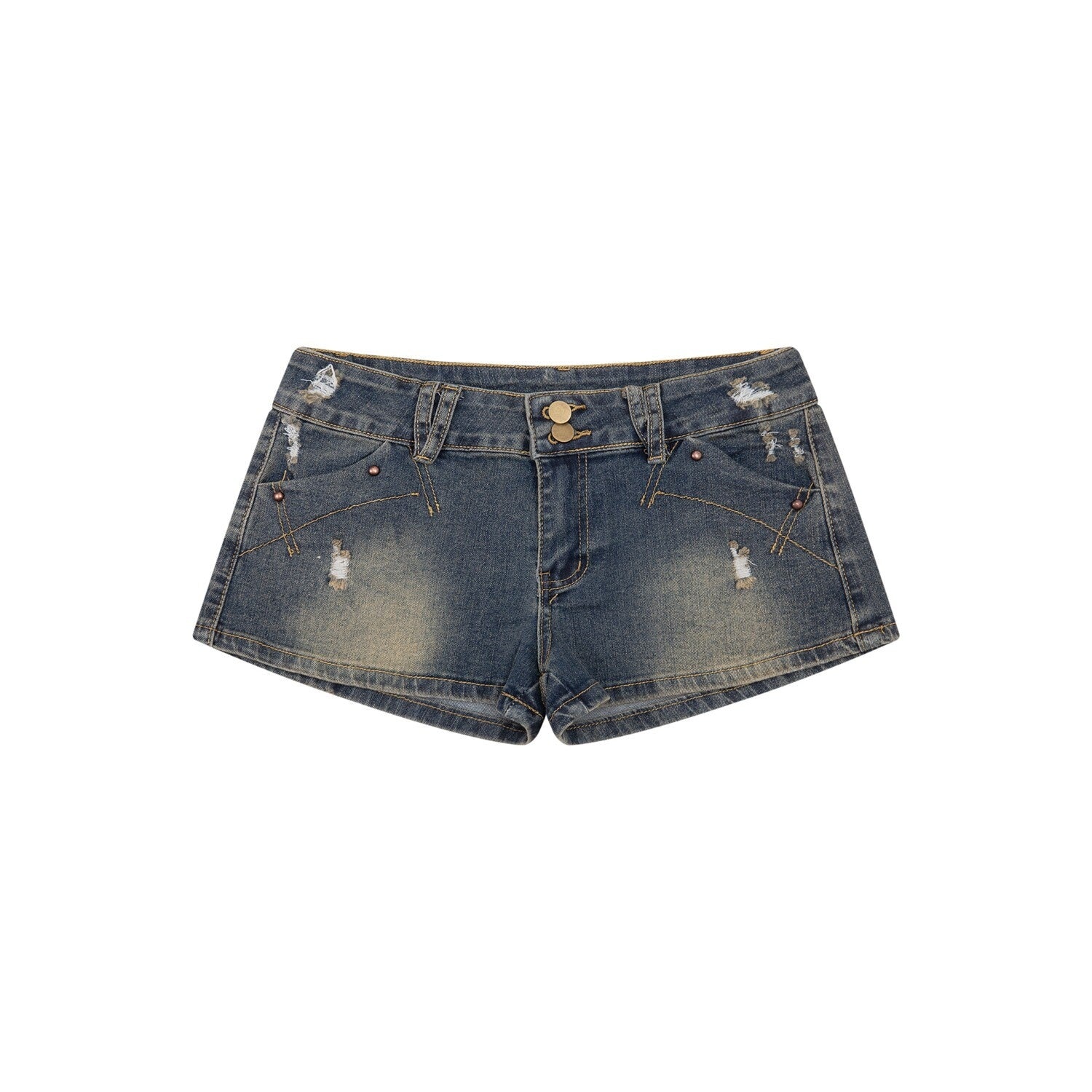 PoopyLii_American_Style_Distressed_A_Line_Flattering_Legs_Casual_Women's_Denim_Shorts_939718633067_MISSTT