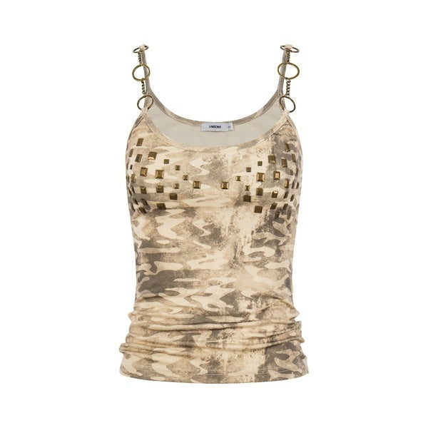 PoopyLii_Apricot_Punk_Camouflage_Studded_Print_Women's_Cotton_Camisoles_1058001924625_MISSTT