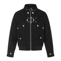 PoopyLii_Apricot_Utility_Strap_Button_Stand_Collar_Women's_Cotton_Cropped_Jackets_1066919795213_MISSTT