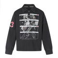 PoopyLii_Black_Distressed_Number_Print_Polo_Women's_Cotton_Long_Sleeve_T-shirts_1071701502964_MISSTT