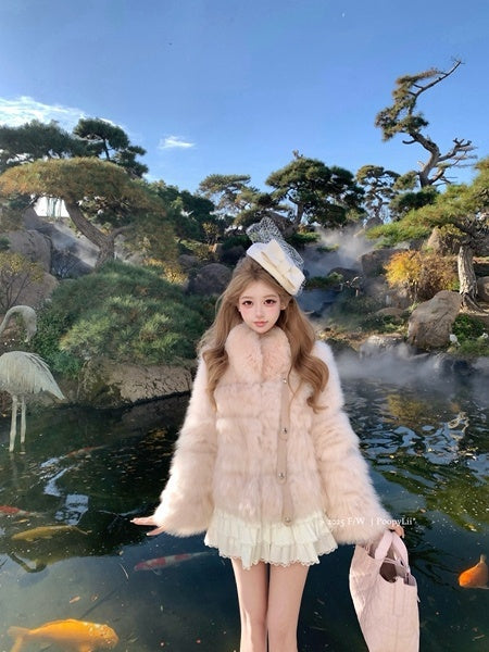 PoopyLii_Cake_Tiered_Striped_Stand_Collar_Women's_Fox_Fur_Faux_Fur_Coats_1008146520073_MISSTT