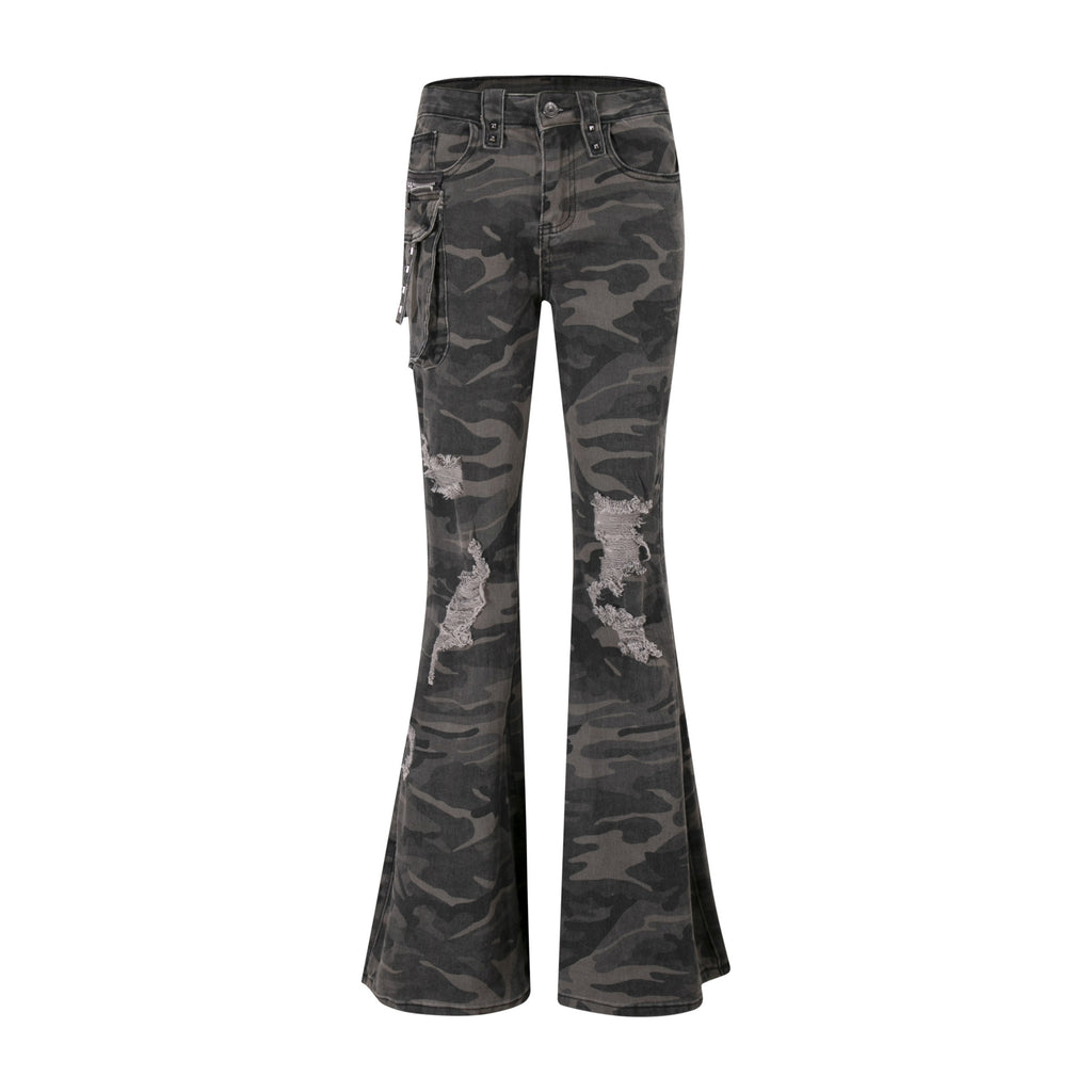 PoopyLii_Camo_Ripped_Distressed_Slim_Fit_Workwear_Cargo_Women's_Flare_Pants_940278284205_MISSTT