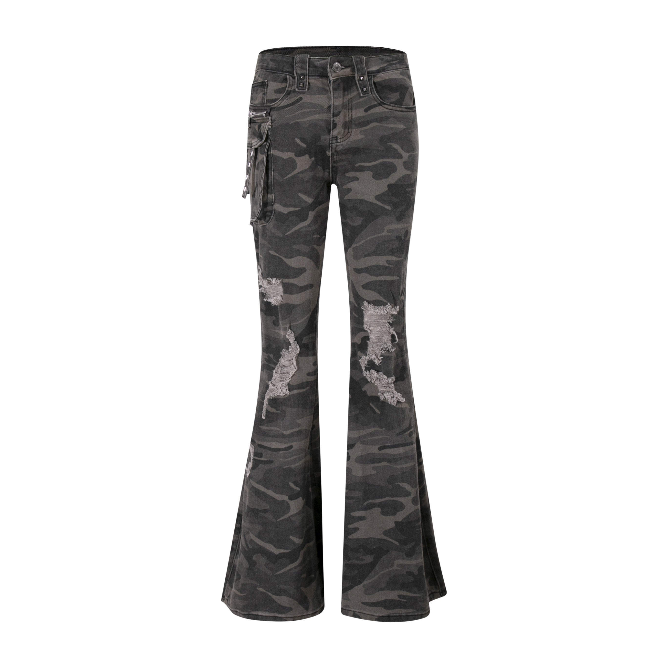 PoopyLii_Camo_Ripped_Distressed_Slim_Fit_Workwear_Cargo_Women's_Flare_Pants_940278284205_MISSTT