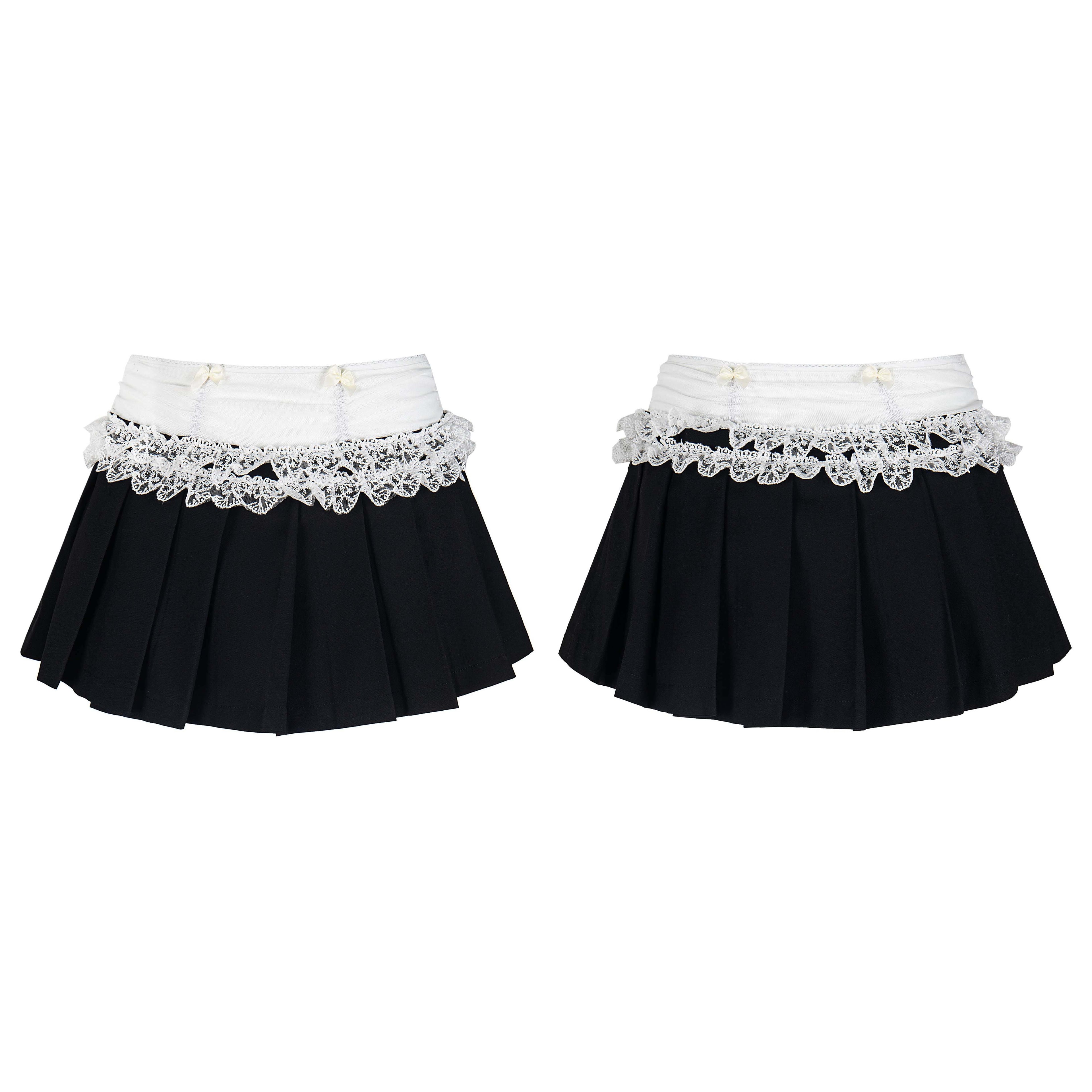 PoopyLii_Cinched_Waist_Sailor_Collar_Pleated_Skort_Women's_Matching_Skirt_Sets_941390978982_MISSTT