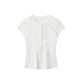PoopyLii_Collegiate_Button_Front_Set_In_Shoulder_Cropped_Solid_Women's_Slim_T-shirts_898389421943_MISSTT
