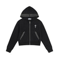 PoopyLii_Cropped_Rivet_Embroidered_Cross_Hooded_Women's_Polyester_Cotton_Zip-up_Hoodies_1070863775434_MISSTT