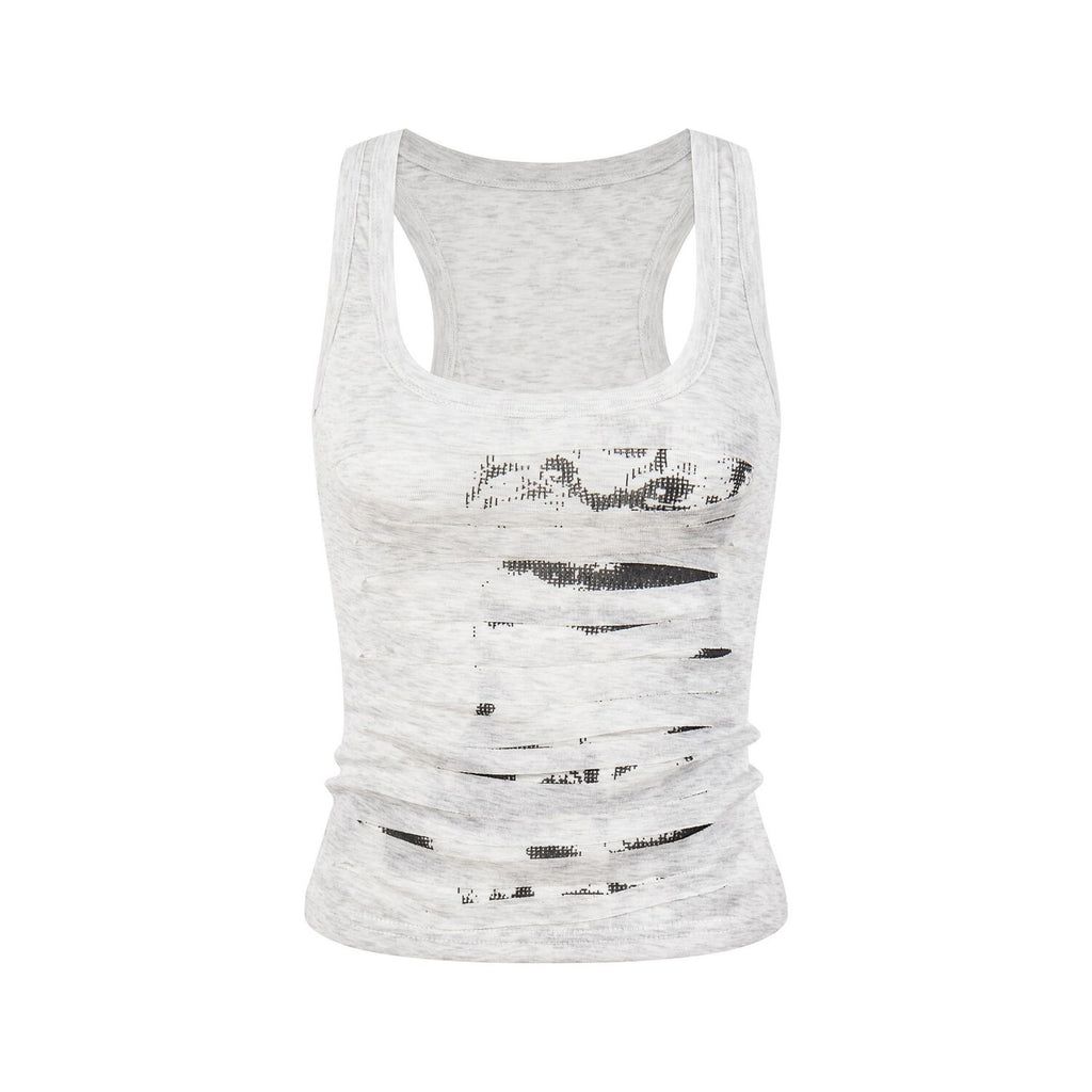 PoopyLii_Distressed_Racerback_Cinched_Waist_Slim_Fit_Women's_Tank_Tops_1056099590434_MISSTT
