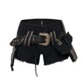 PoopyLii_Distressed_Raw_Hem_Low_Rise_Belted_Cargo_Women's_Denim_Shorts_1057996316055_MISSTT