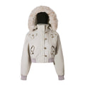 PoopyLii_Fur_Collar_Hooded_Button_Detail_Women's_Cotton_Puffer_Jackets_992134639847_MISSTT