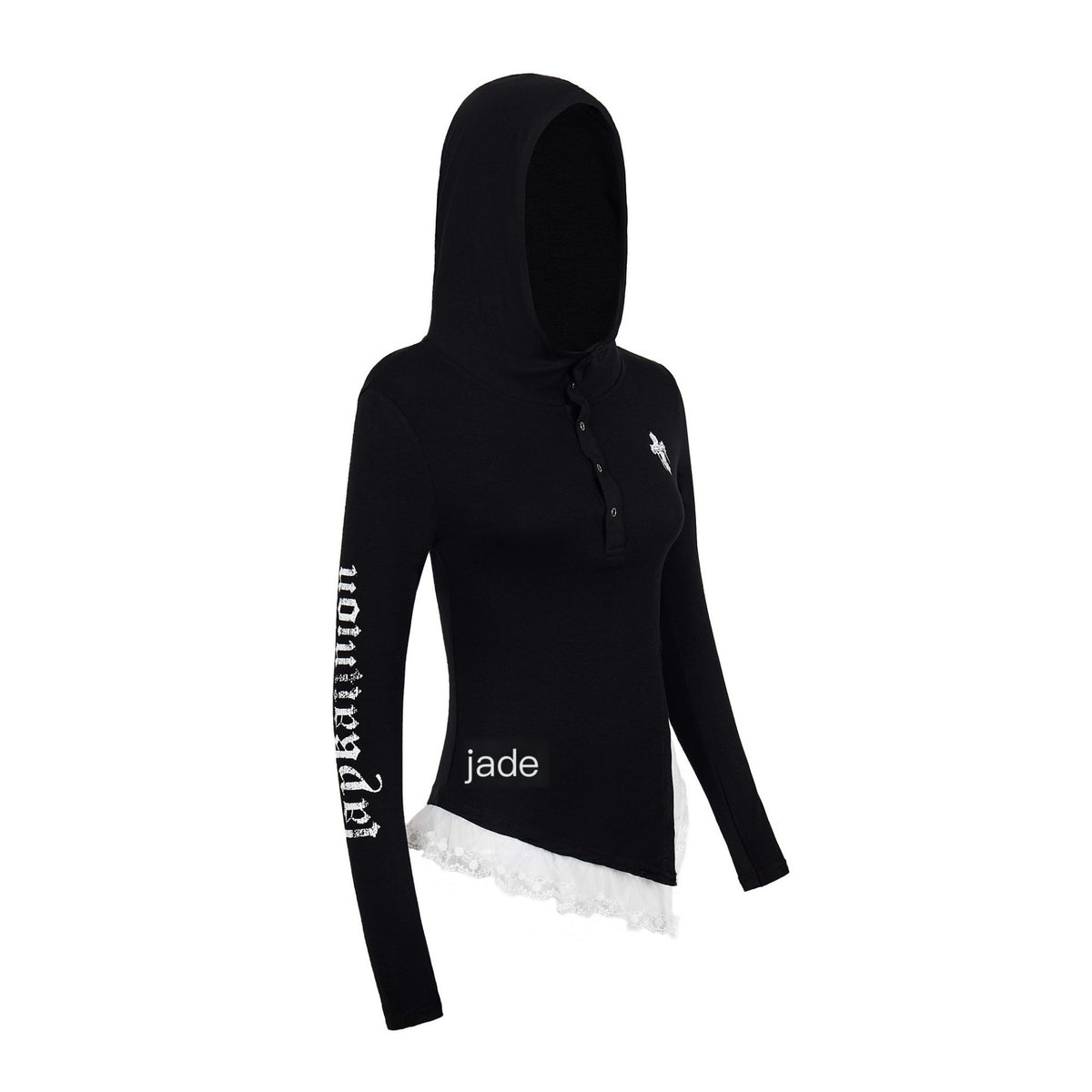 PoopyLii_Lace_Spliced_Hooded_Collar_Slim_Fit_Women's_Knit_Long_Sleeve_T-shirts_983609826155_MISSTT
