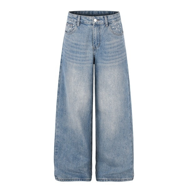 PoopyLii_Slouchy_Drapey_Washed_Star_Print_Natural_Waist_Women's_Denim_Wide-leg_Jeans_1057099569024_MISSTT