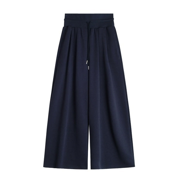 PoopyLii_Soft_Touch_High_Waist_Drawstring_Splicing_Women's_Cotton_Blend_Wide-leg_Pants_1073247881700_MISSTT