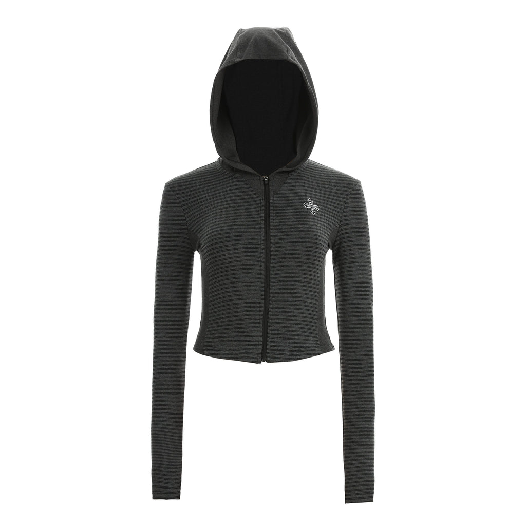 PoopyLii_Striped_Cropped_Hooded_Slim_Fit_Long_Sleeve_Women's_Zip-up_Hoodies_983640819307_MISSTT