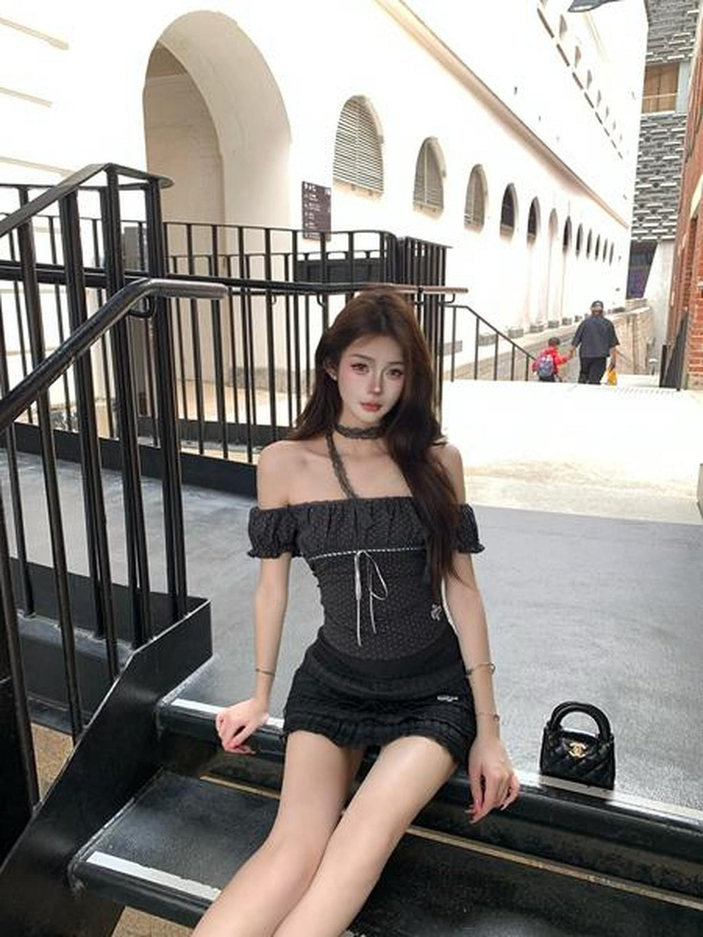 PoopyLii White Lace Cake High Waist Fluffy Women's Cotton Blend Mini Skirts