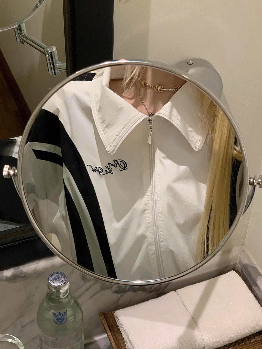 Rase le sol American School Uniform Loose Oversized Silhouette Women's Casual Jackets