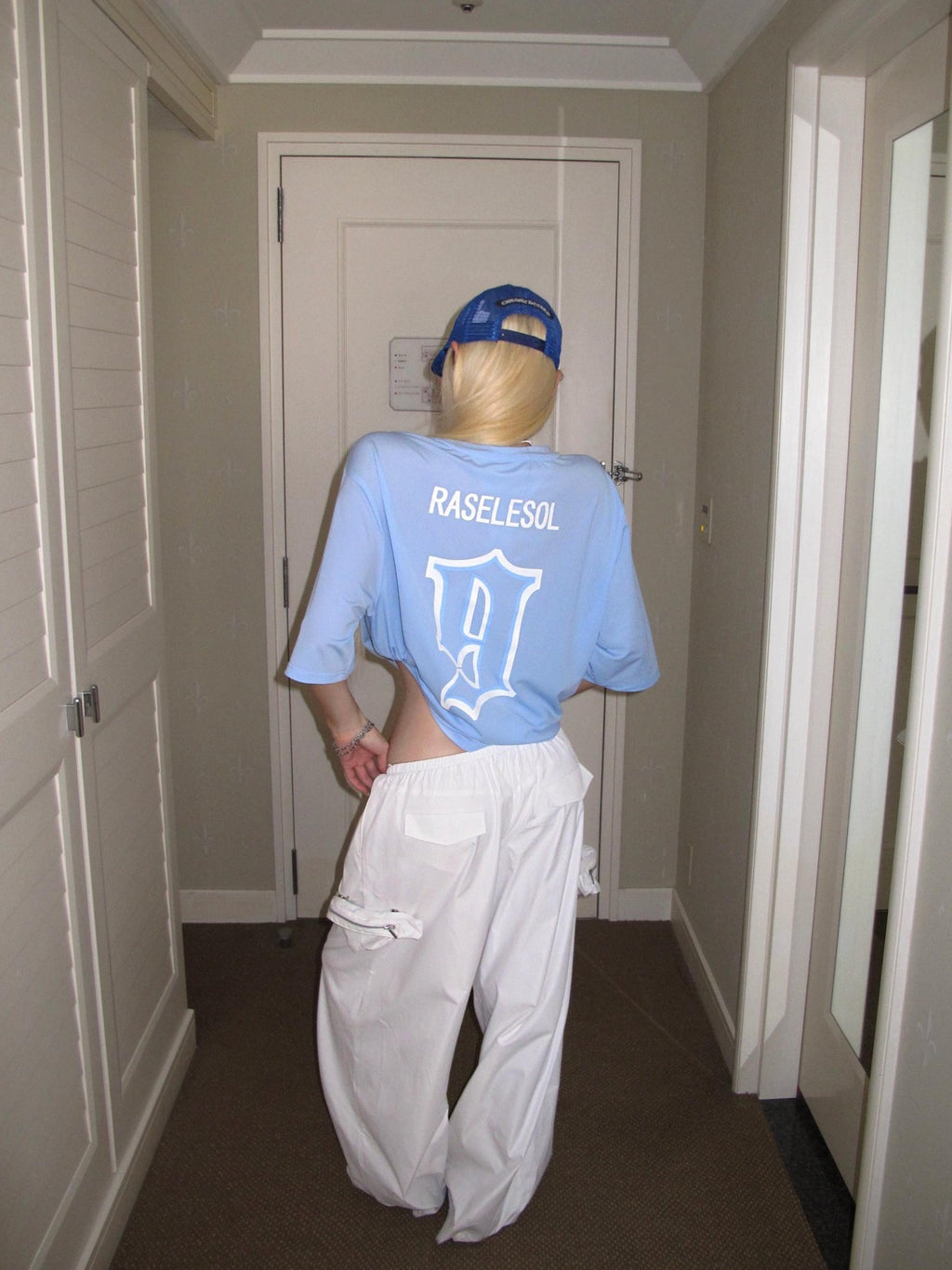 Rase le sol American Vintage Number 9 Jersey Women's Mesh Oversized T-shirts