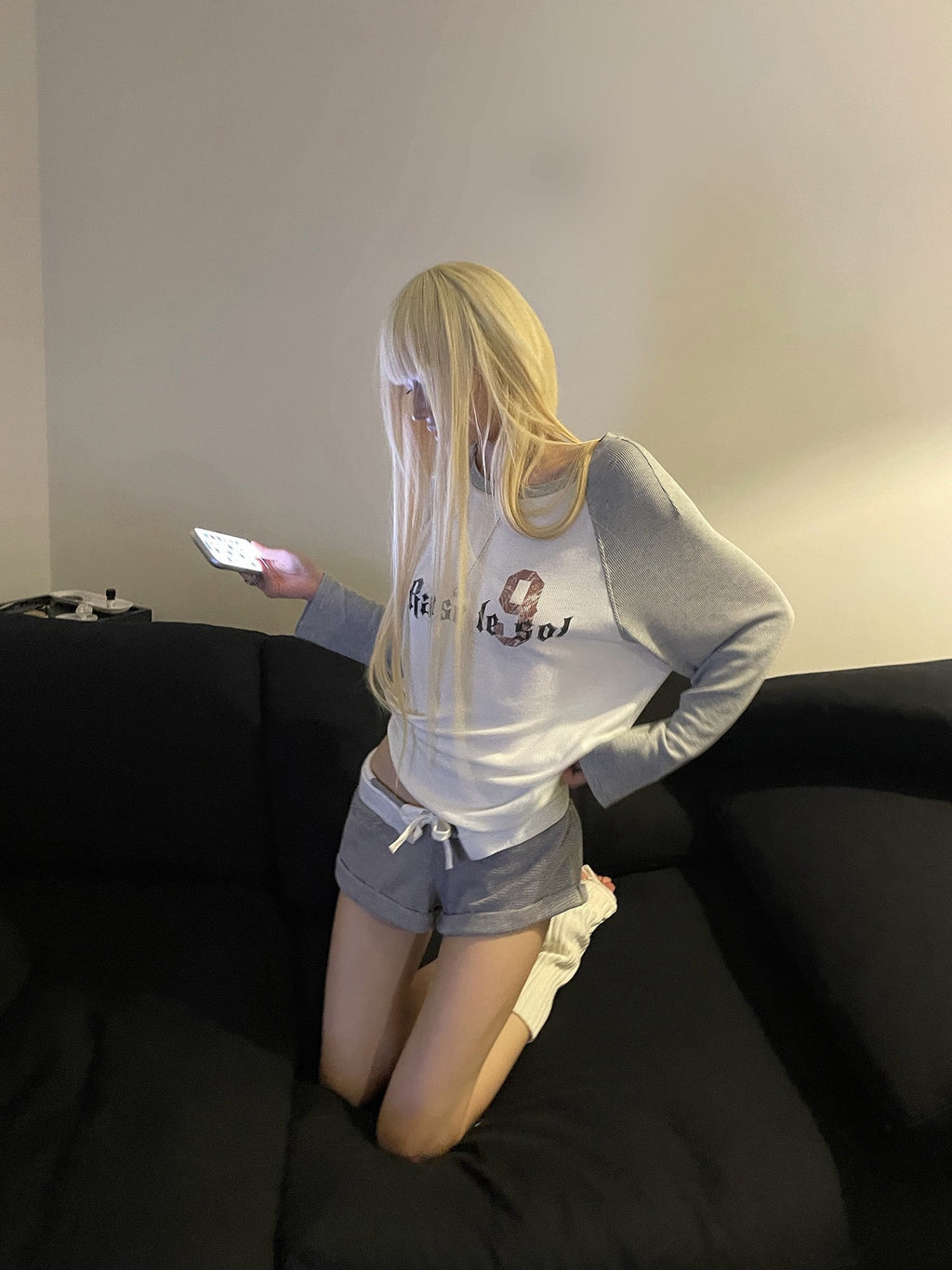 Rase_le_sol_American_Vintage_Waffle_Raglan_Women's_Knit_Long_Sleeve_T-shirts_1065418901181_MISSTT
