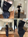 Rase_le_sol_Black_Asymmetrical_Shoulder_Slim_Fit_Women's_Long_Sleeve_T-shirts_972924088751_MISSTT