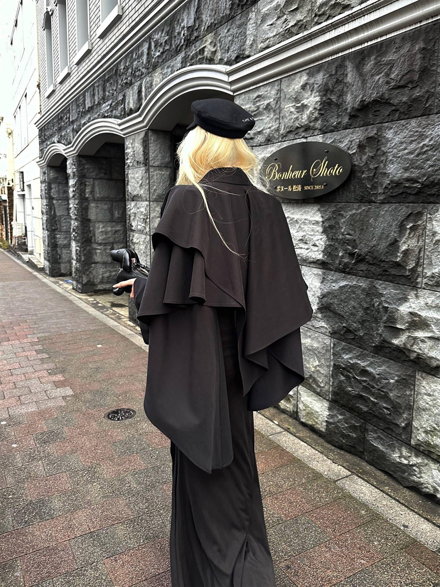 Rase_le_sol_Black_Cape_Overlay_Boned_Bustier_Women's_Strapless_Maxi_Dresses_1003726246066_MISSTT