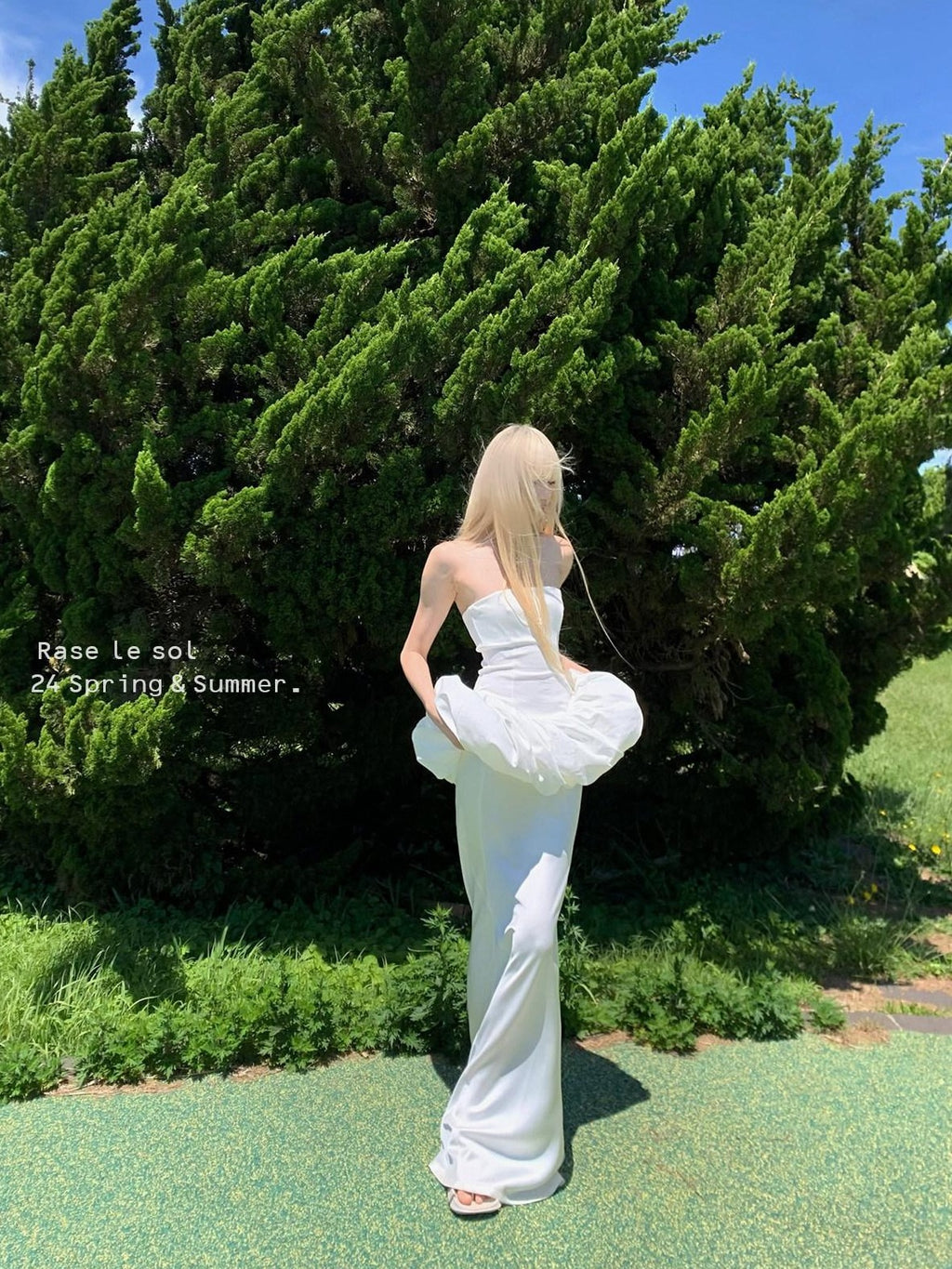 Rase le sol Black Mermaid Fishtail High Waist Fluid Draping Women's Maxi Skirts