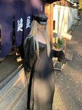 Rase_le_sol_Black_V-neck_Strappy_Cinched_Waist_Floor_Length_Women's_Slip_Maxi_Dresses_978071537071_MISSTT