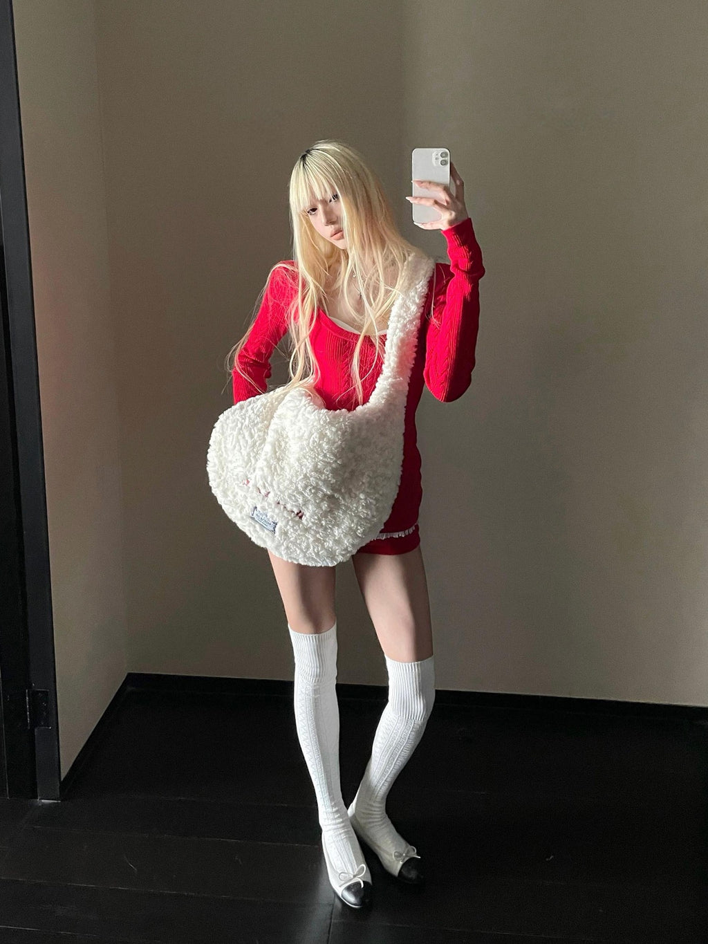 Rase le sol Cable Knit Sweater Lace Camisole Women's Knit Casual Top & Shorts Sets