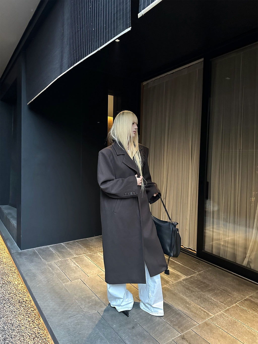 Rase_le_sol_Coffee_Brown_Notched_Lapel_Oversized_Women's_Wool_Long_Coats_987680179537_MISSTT