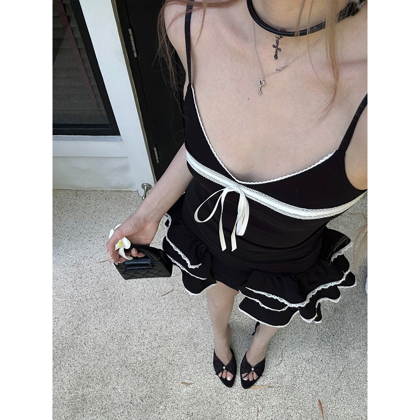 Rase_le_sol_Colorblock_Bowknot_V-neck_Sexy_Lace_Trim_Women's_Lace_Camisoles_1042333146107_MISSTT