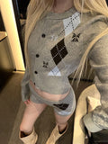 Rase_le_sol_Diamond_Cropped_Cardigan_Women's_Knit_Casual_Top_&_Shorts_Sets_1005345296496_MISSTT