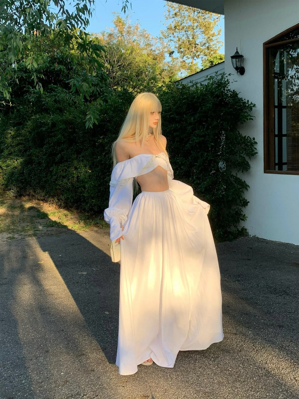 Rase_le_sol_Ethereal_Bow_Bustier_Long_Sleeve_Women's_Matching_Skirt_Sets_871050672008_MISSTT