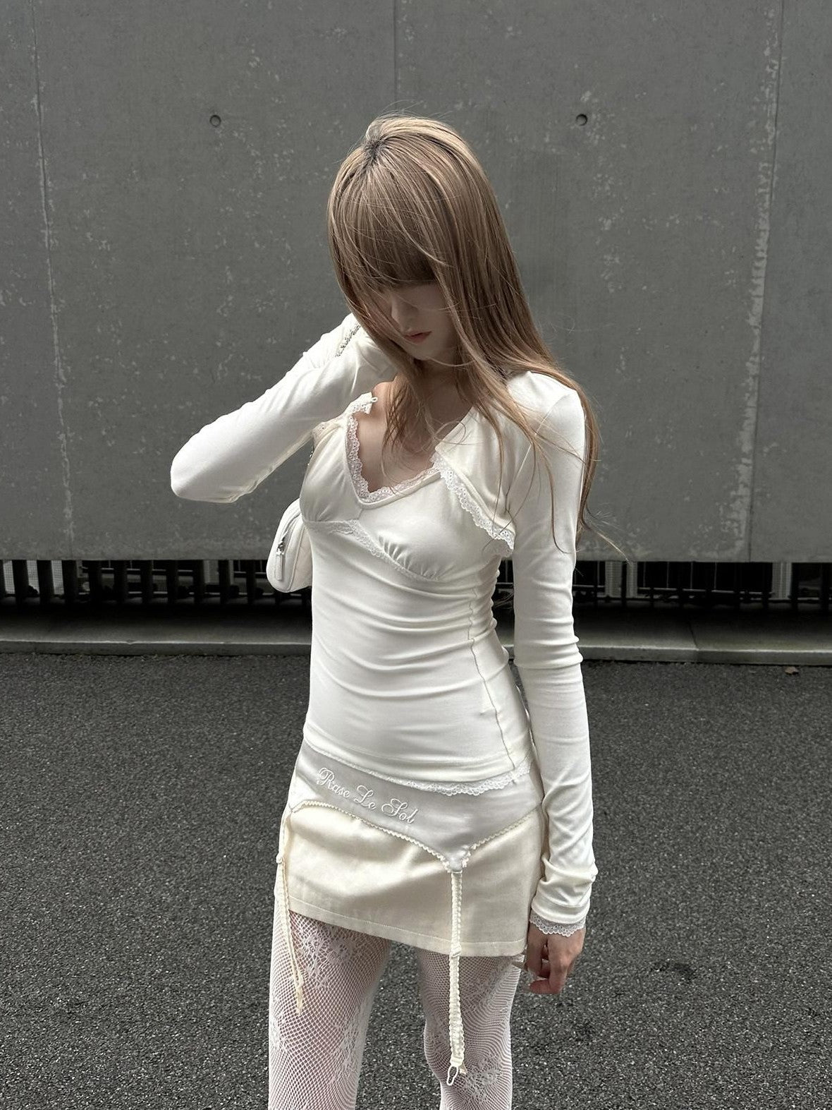 Rase le sol Foldover Waist Bodycon Hip Hugging Low Rise Women's Mini Skirts