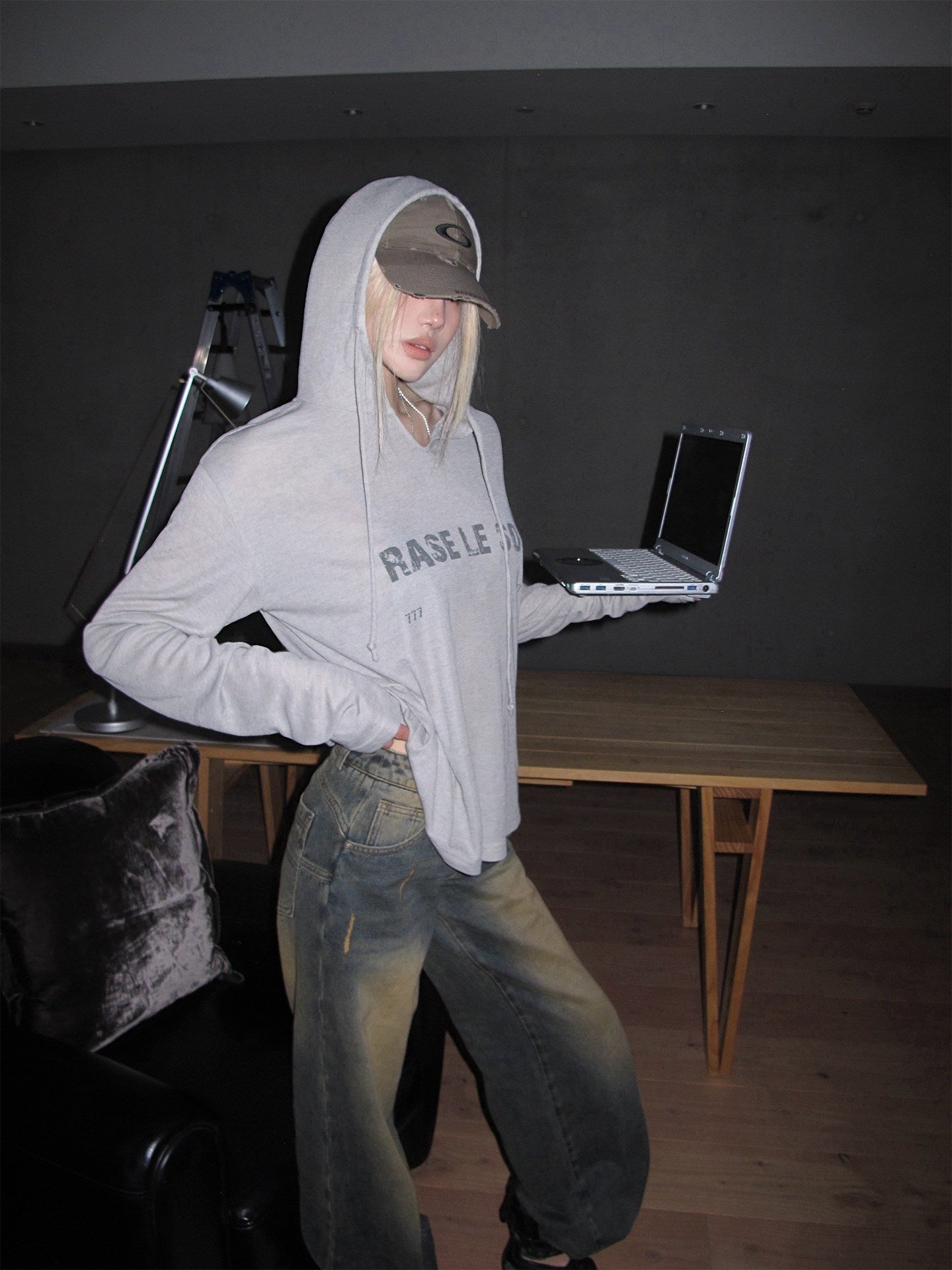 Rase_le_sol_Grey_Semi_Sheer_Hooded_American_Oversized_Women's_Tencel_Long_Sleeve_T-shirts_972929148267_MISSTT