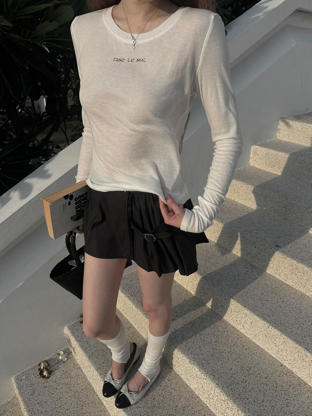 Rase le sol Grey Structured A Line Low Waist Mini Women's Pleated Skirts